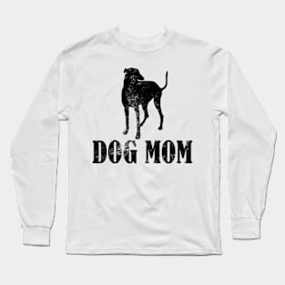 Greyhound Dog Mom Long Sleeve T-Shirt